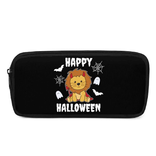 Lion Happy Halloween Devil Costume Pencil Cases