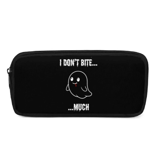 I Don't Bite... Much - Cute Vampire Ghost Pencil Cases