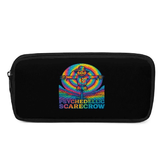 Psychedelic Scarecrow Trippy EDM Rave Festival Pencil Cases