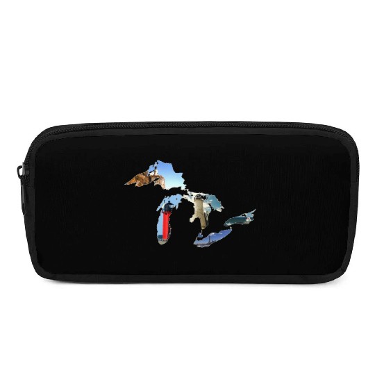 Michigan Great Lakes Lighthouses Pencil Cases