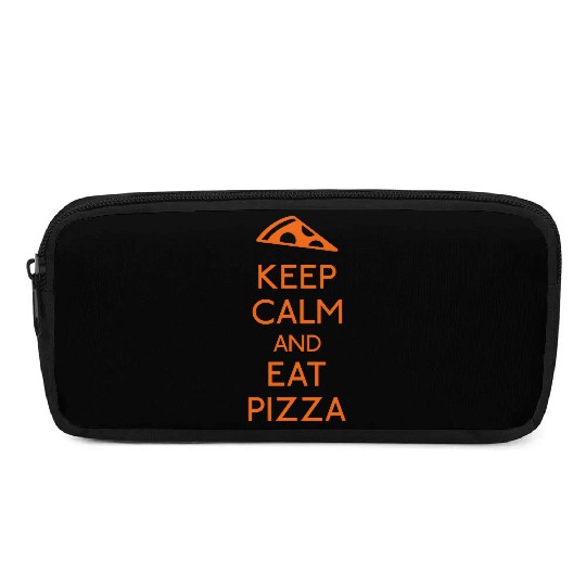 Keep Calm Pizza Pencil Cases