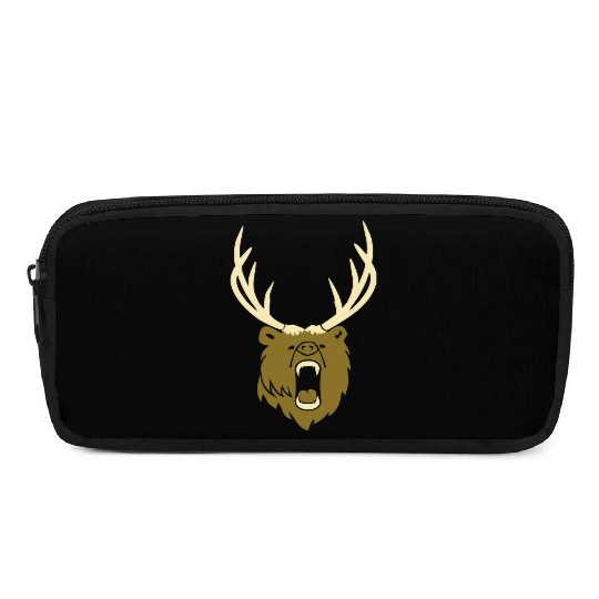 The beer - Grizzly with antlers (2c) Pencil Cases