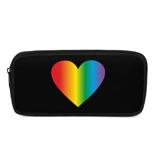 Lgbt rainbow heart, gay heart Pencil Cases