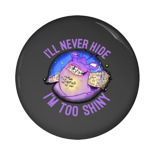 Moana I'll Never Hide I'm Too Shiny Pin Buttons, Tamatoa Pin Buttons, Disney Moana I'm So Shiny Tamatoa Crab Pin Buttons