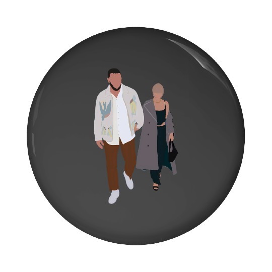 taylorr Swift as Jesus, Travis Kelce taylorr Swift Pin Buttons