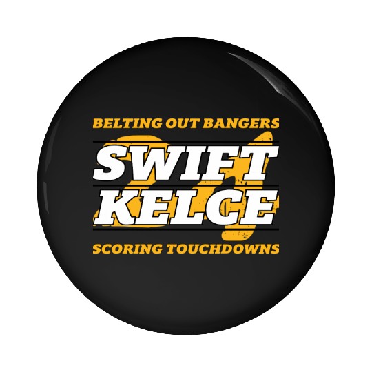taylorr Swift and Travis Kelce - Kelce Swift 2024 Pin Buttons