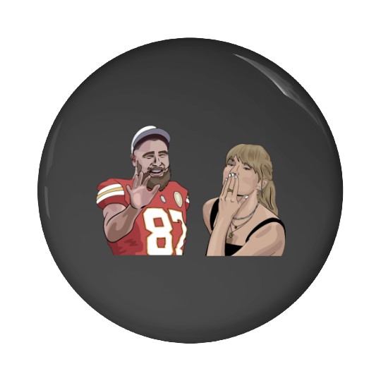 taylorr Swift Travis Kelce Pin Buttons