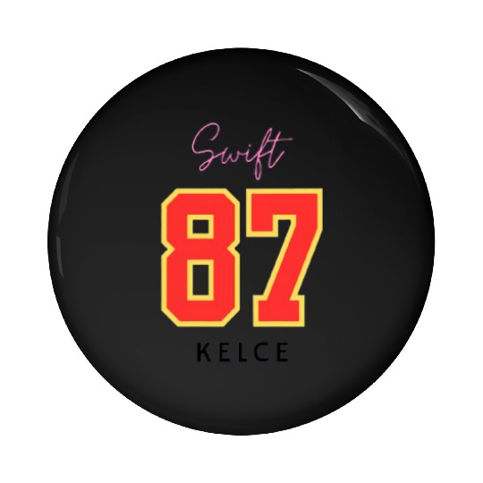taylorr Swift 87 Travis Kelce Pin Buttons