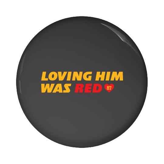 Loving Him Was Red - taylorr Swift &amp_ Travis Kelce (1) Pin Buttons