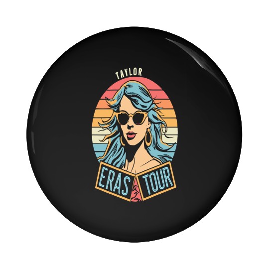taylorr Swift Eras Tour - A Journey Through Musical Evolution Pin Buttons