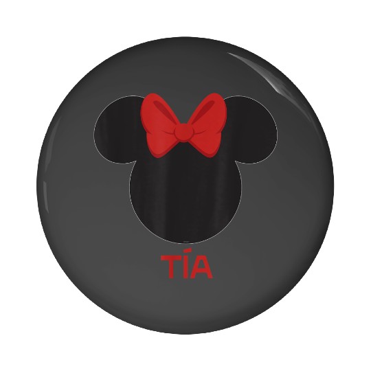 Disneys Minnies Mouse Ta Aunt Red Bow Family Da De La Madre Pin Buttons