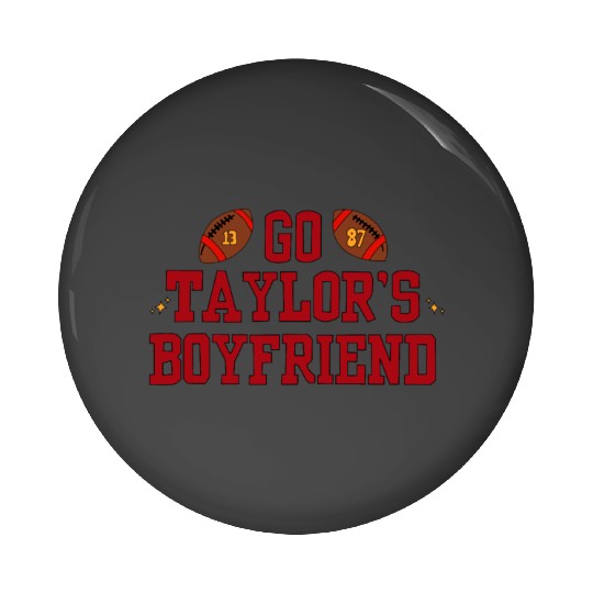 Travis Kelce and taylorr Swift Pin Buttons