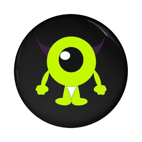 Disney-Parks Monsters Inc Mike Wazowski Pin Buttons