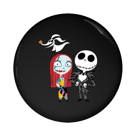 disneys Nightmare Before Christmas Dark Jack Sally Pin Buttons