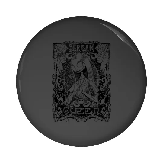 disneys The Nightmare Before Christmas Sally Scream Queen Pin Buttons