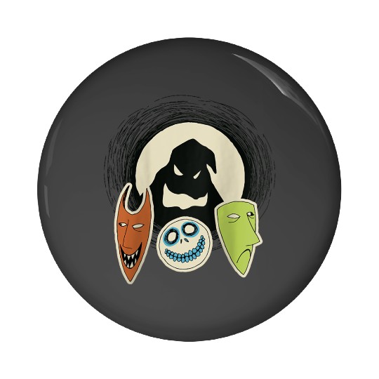 disneys The Nightmare Before Christmas Oogie Boogie Friends Raglan Pin Buttons
