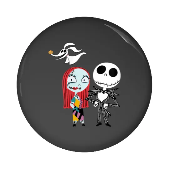 disneys Nightmare Before Christmas Dark Jack Sally Pin Buttons
