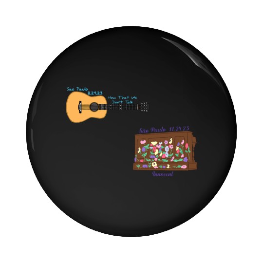 São Paulo N1 Eras Tour Surprise Songs PackActive Pin Buttons