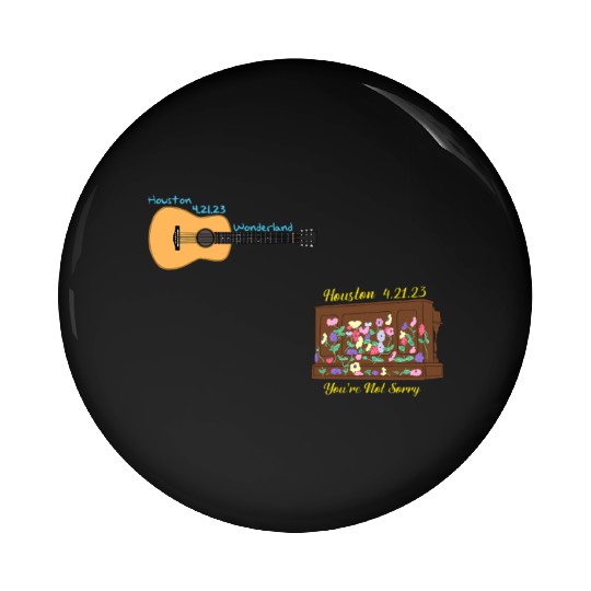 Houston N1 Eras Tour Surprise Songs PackActive Pin Buttons