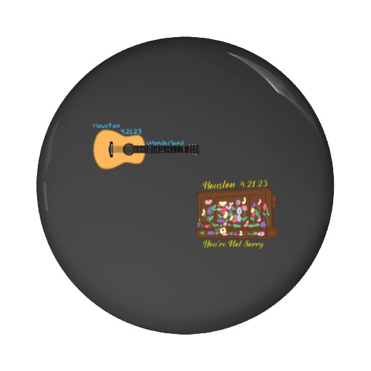 Houston N1 Eras Tour Surprise Songs PackActive Pin Buttons