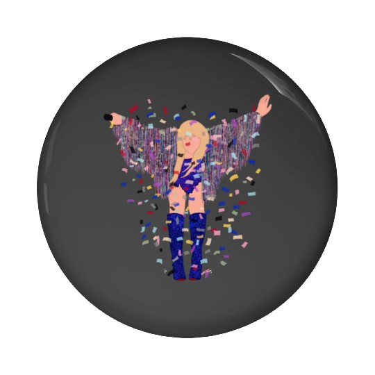 Eras Tour Multicolor Jacket iPhone Case Pin Buttons