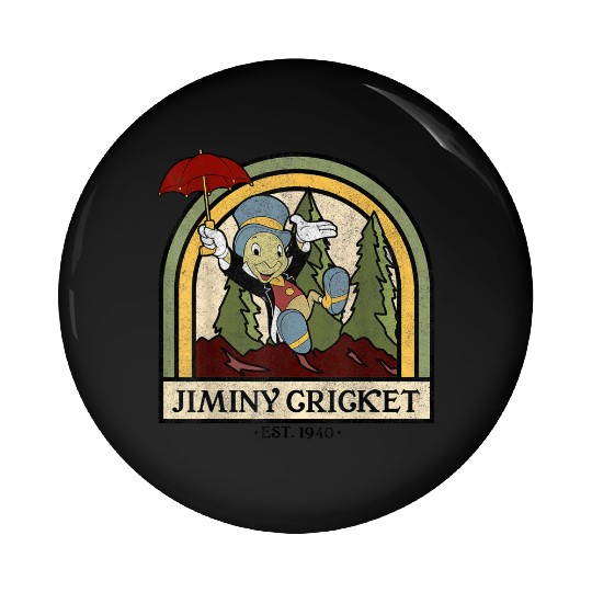 disneys Pinocchio Jiminy Cricket Established 1940 Pin Buttons