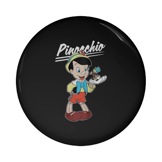 disneys Pinocchio And Jiminy Cricket Raglan Pin Buttons