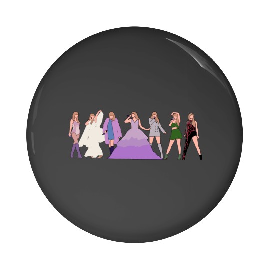Discover Taylor  Eras Tour Sticker Pin Buttons