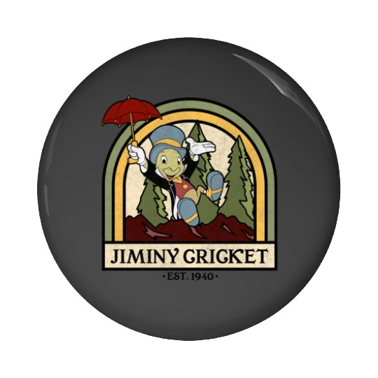 disneys Pinocchio Jiminy Cricket Established 1940 Pin Buttons