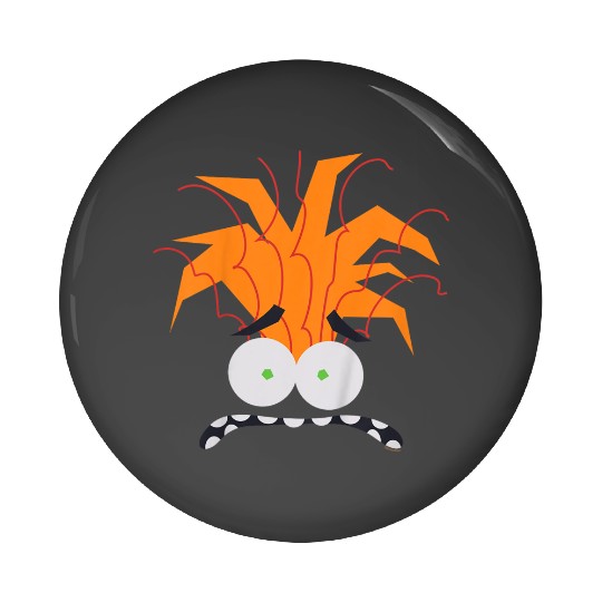 Disney And Pixars Inside Out 2 Anxiety Costume Big Face Gifts  Pin Buttons