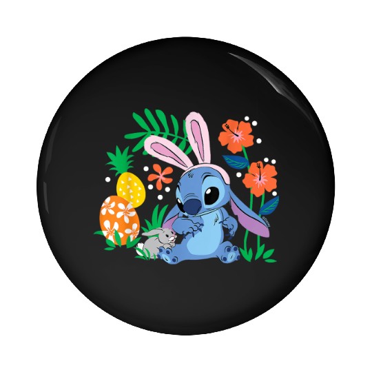 Disney Lilo Amp Stitch With Easter Bunny3 Pin Buttons
