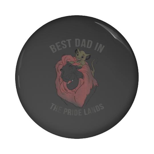 Disney Lion King Simba Mufasa Best Dad Graphic 0 Pin Buttons