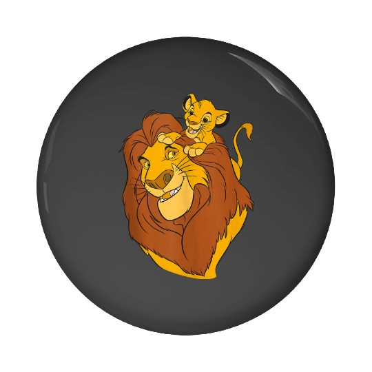Disney The Lion King Simba and Mufasa Father and Son 3524 Pin Buttons