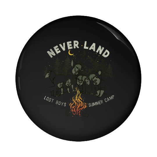 disneys Peter Pan Lost Boys Neverland Summer Camp Pin Buttons