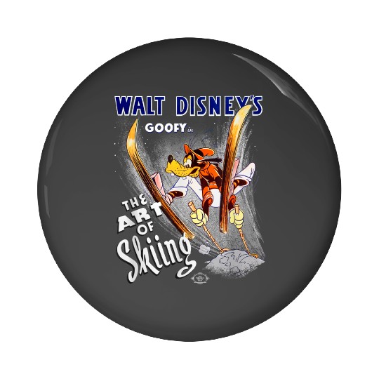 disneys Goofy The Art Of Skiing Retro Vintage Classic Pin Buttons