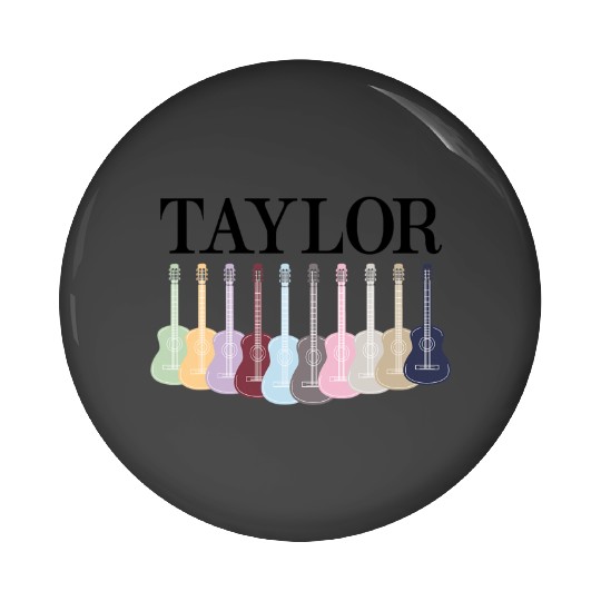 Discover Taylor Name Personalized I Love Taylor Girl Groovy 70's Pin Buttons
