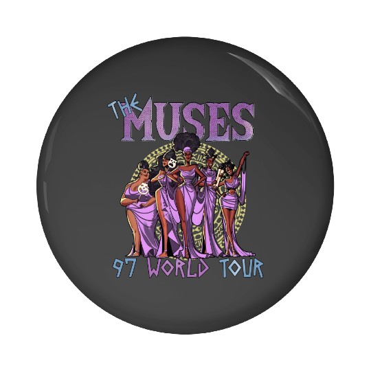 Disney Hercules The Muses 97 World Tour , Retro Disney Hercules Diva The Muses Song Concert Music, Disney Girl Trip, Disneyland Pin Buttons
