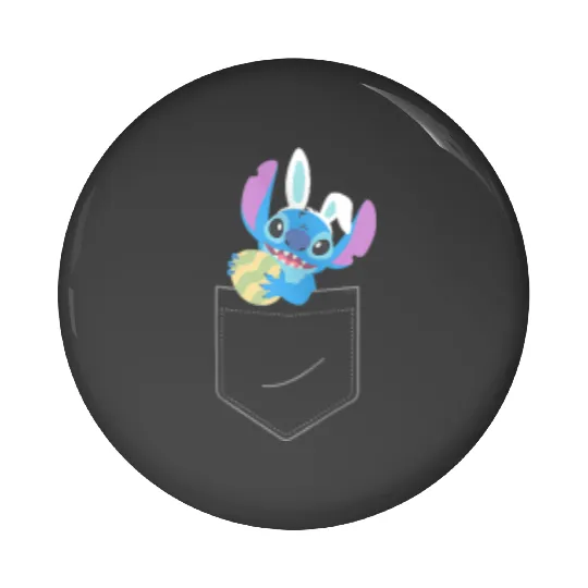 Disney Stitch Easter Egg And Bunny Ears Corner P Pin Buttons