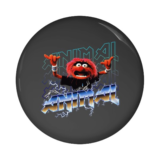 Disney The Muppets Animal Vintage Rock Metal Pos Pin Buttons