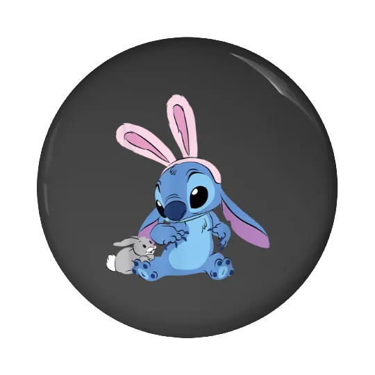 Disney Stitch With Easter Bunny7 Pin Buttons