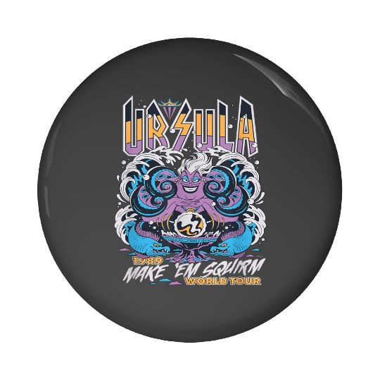 Disney Villains The Little Mermaid Ursula World Pin Buttons