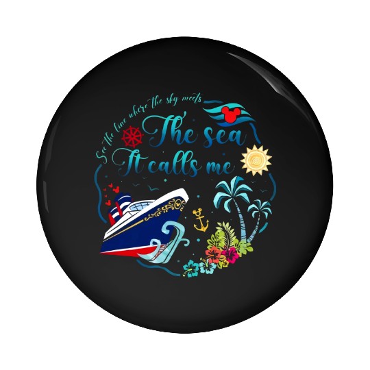 Moana Cruise Pin Buttons, Disney Cruise Pin Buttons, Disney Family Cruise