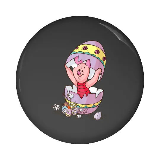 Disney Winnie The Pooh Piglet Easter Egg0 Pin Buttons
