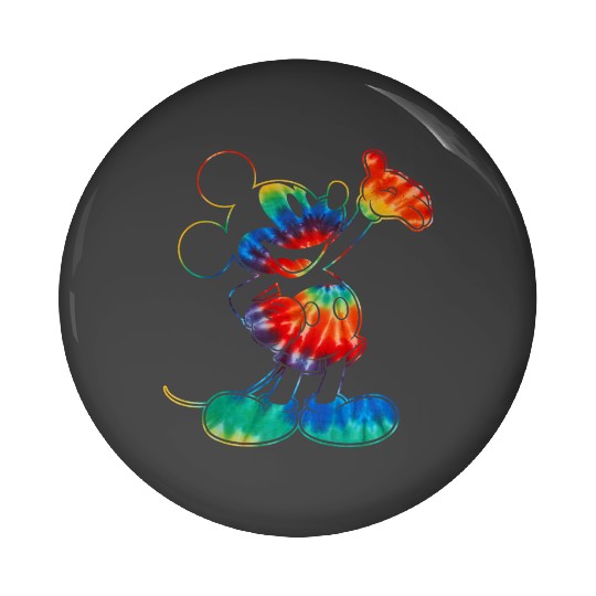 Kids disneys mickeys Mouse Tie Dye Pin Buttons