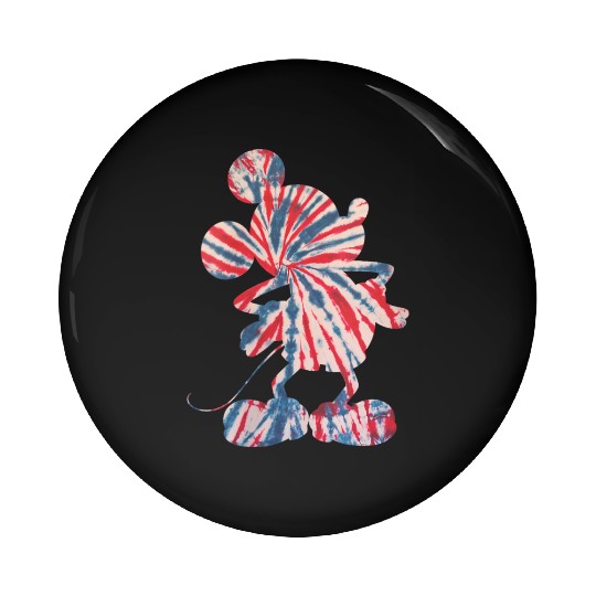 disneys mickeys Mouse Red White Blue Tie Dye Pin Buttons