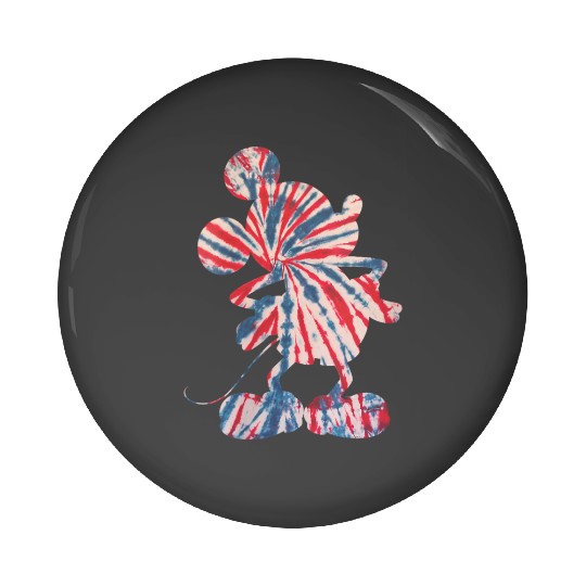 disneys mickeys Mouse Red White Blue Tie Dye Pin Buttons