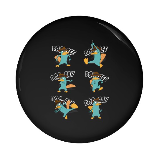 disneys Phineas And Ferb Doo Bee Doo Bee Doo Bah Perry Pin Buttons