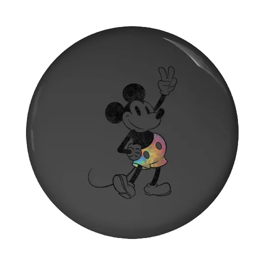 disneys mickeys And Friends mickeys Tie Dye Shorts Pin Buttons