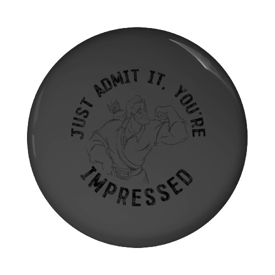 Disney Beauty The Beast Gaston Impressive Graphic Pin Buttons