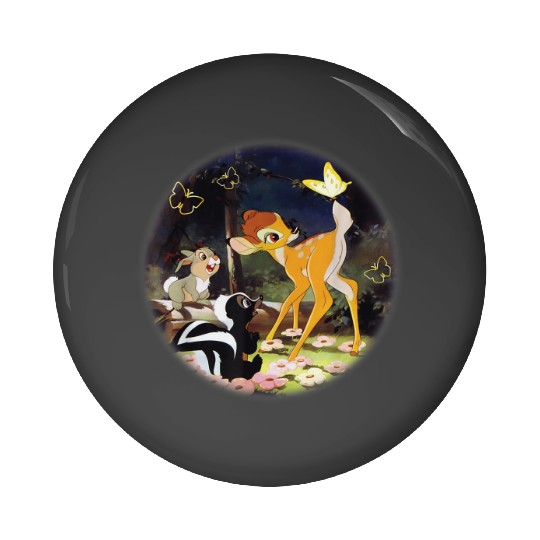 Disney Bambi Circle Pin Buttons